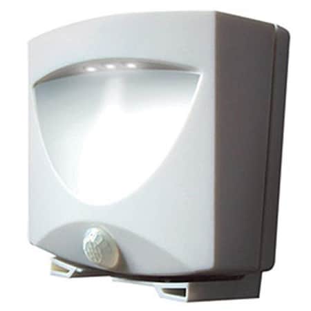 House Battery-Powered Motion-Activated Outdoor Night-Light in White HO100143